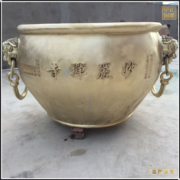 寺庙铜水缸铸造